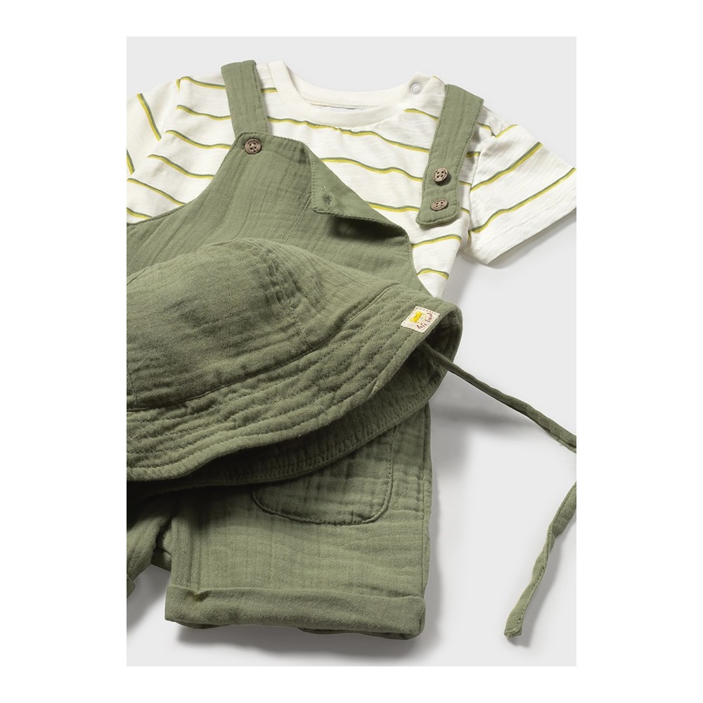 CONJUNTO PETO BAMBULA 3 PIEZAS SALVIA