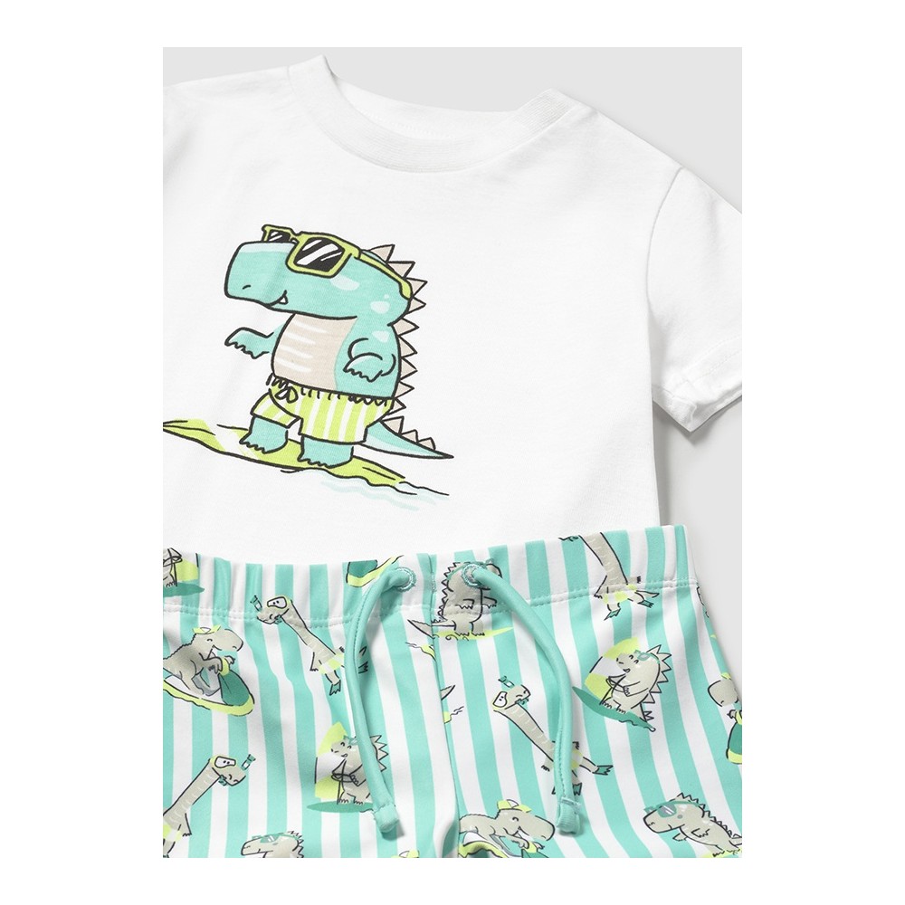 CONJUNTO BAÑADOR CAMISETA LAGO