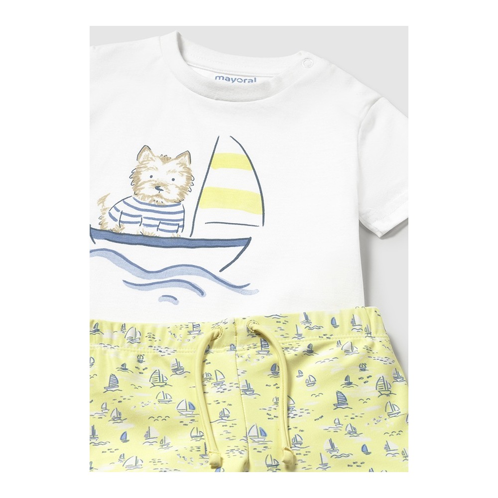 CONJUNTO BAÑADOR CAMISETA SORBETE