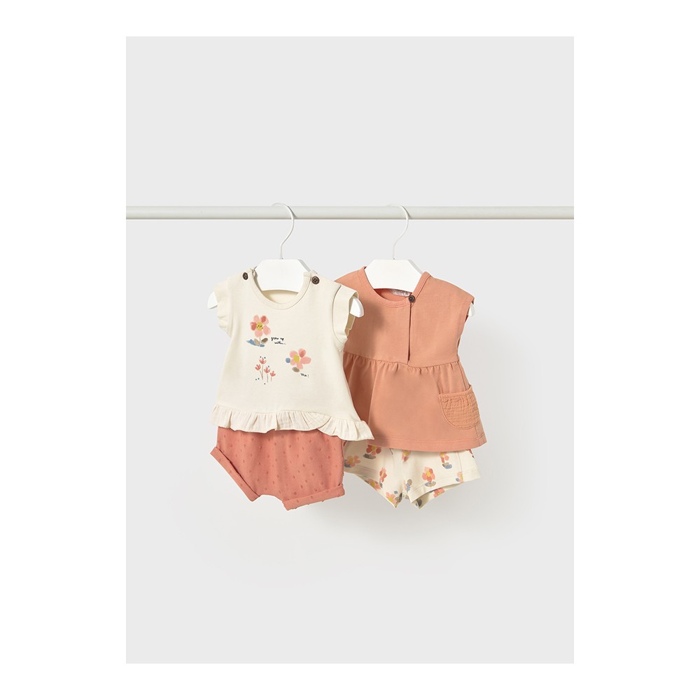 CONJUNTO PUNTO 4 PIEZAS PEACH