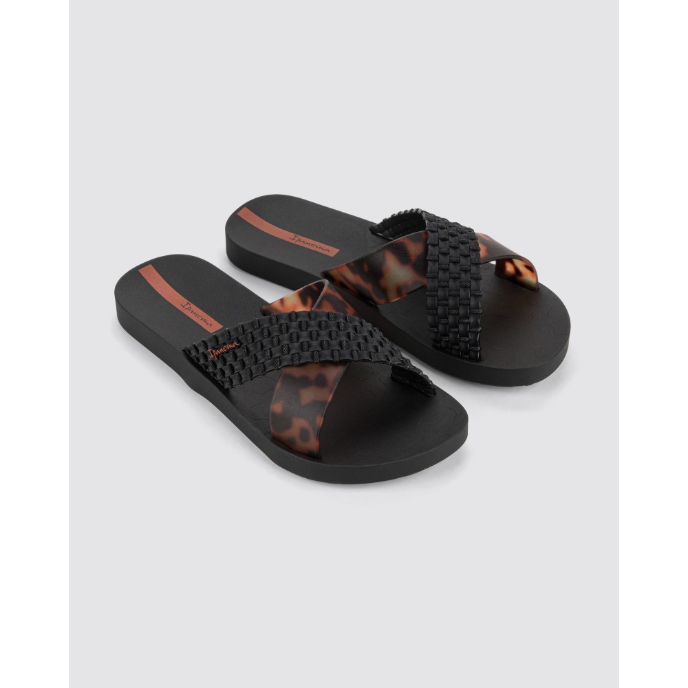 PALA CRUZADA BEACH BLACK/TORTOSHELL