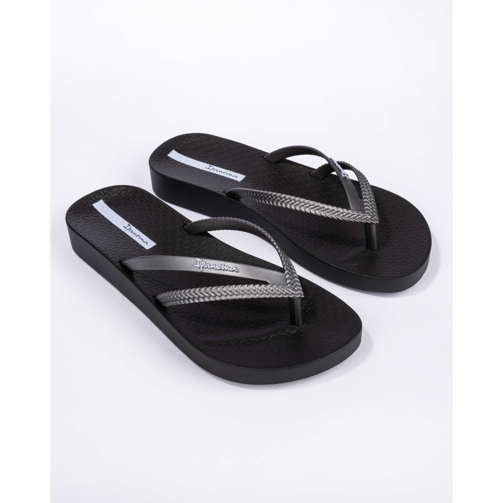 ESCLAVA BEACH DOBLE TIRA BLACK/SILVER