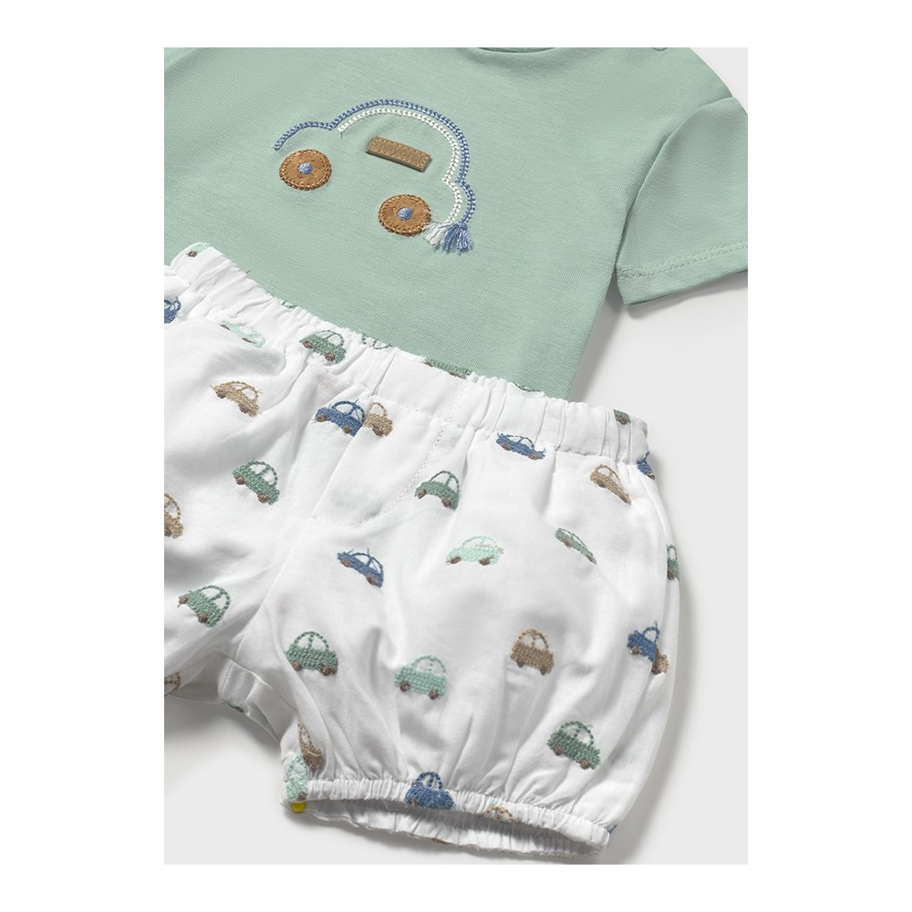 CONJUNTO PANTALON CORTO BORDADO JADE