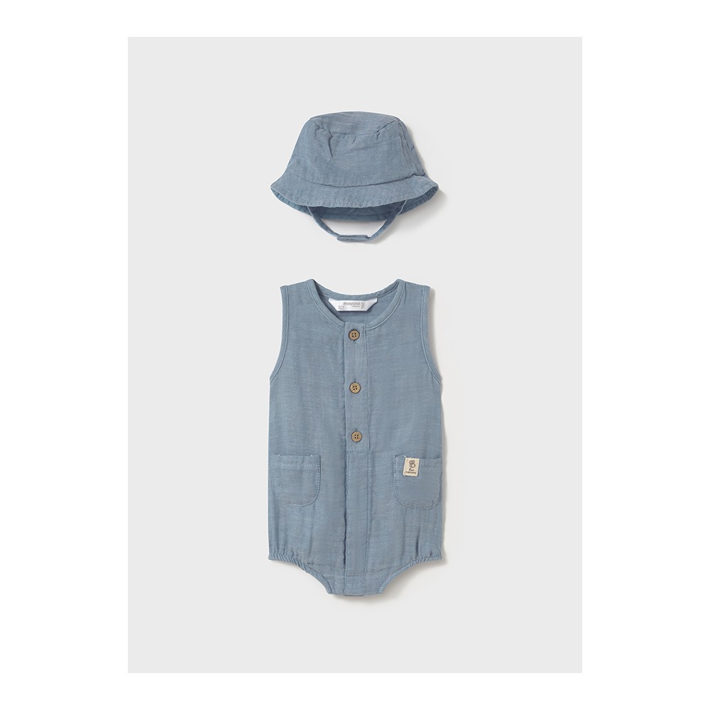 PELELE Y GORRO PLANA DENIM