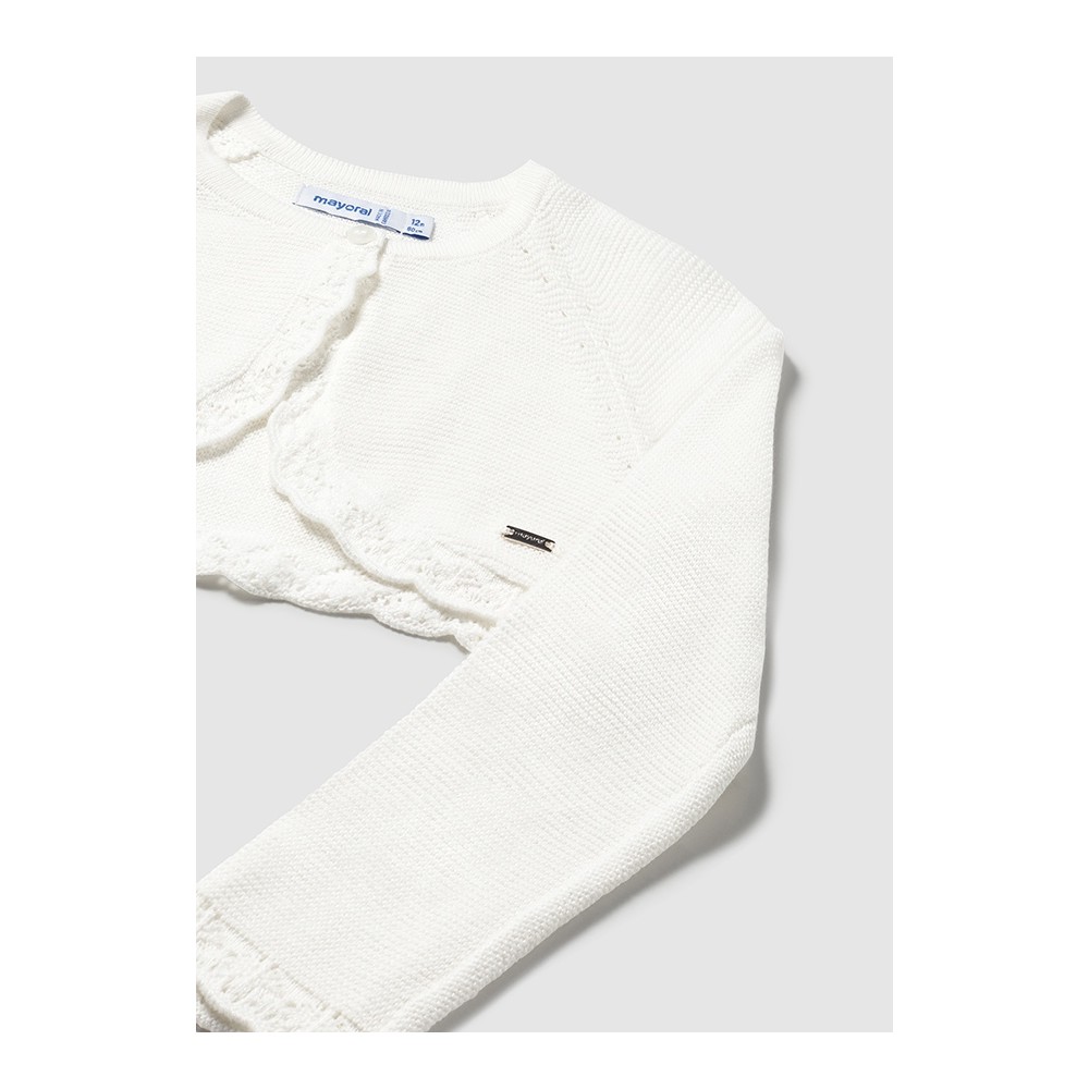BOLERO TRICOT BASICO CRUDO