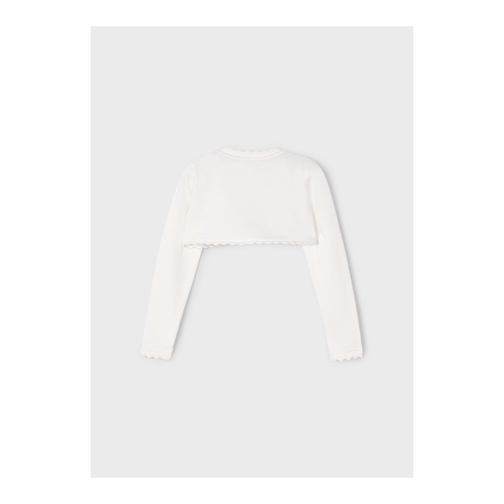 BOLERO TRICOT BASICO CRUDO