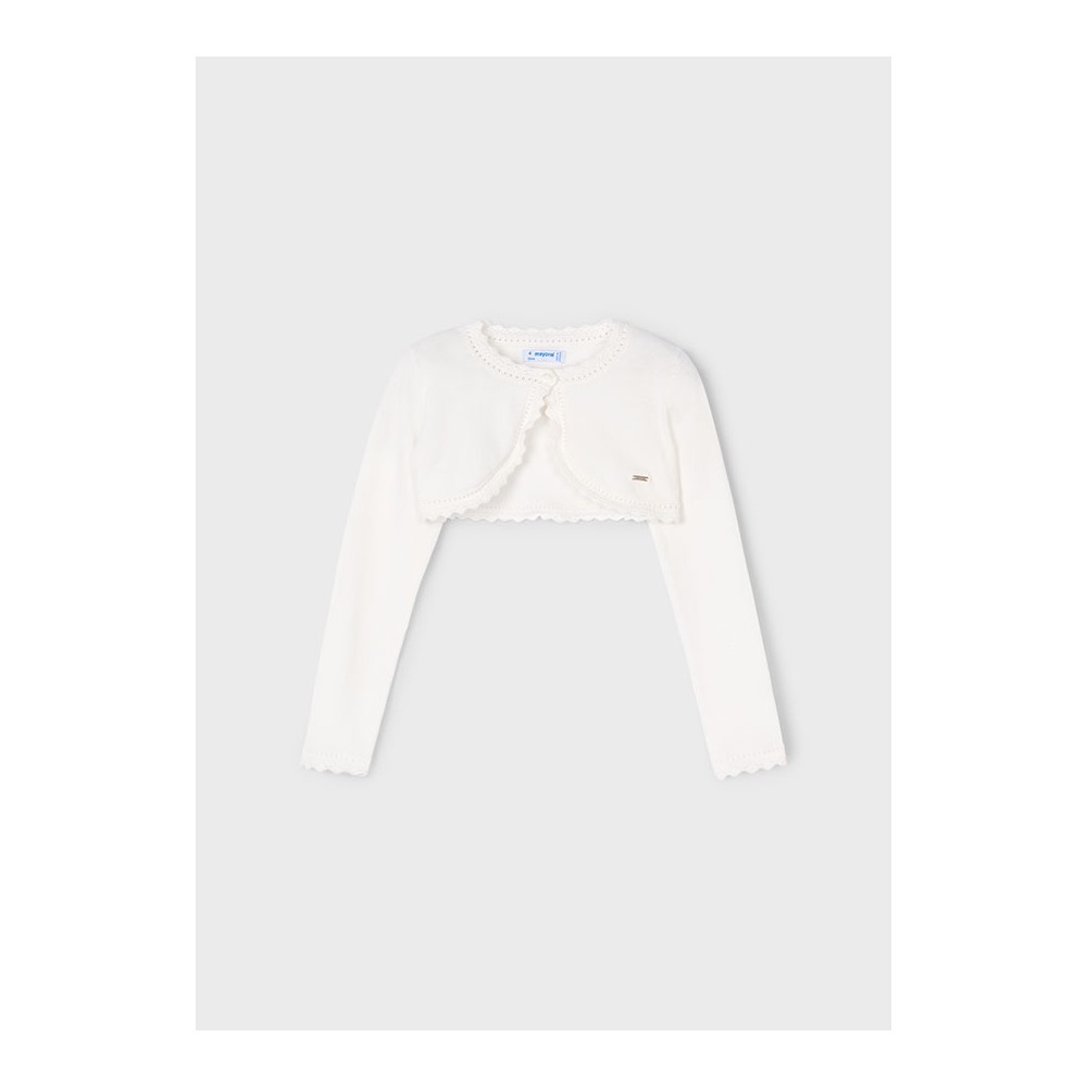 BOLERO TRICOT BASICO CRUDO
