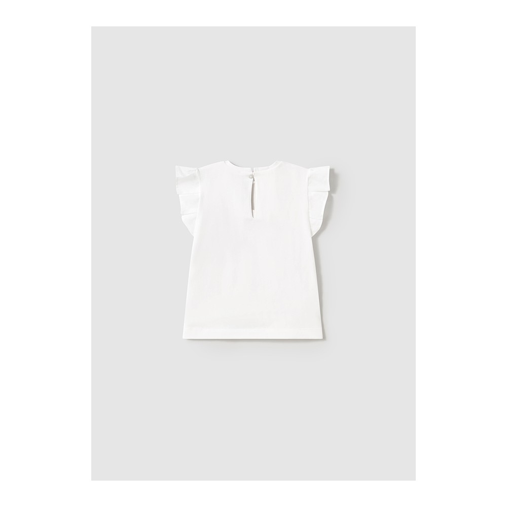 CAMISETA MANGA CORTA VESTIR BLANCO