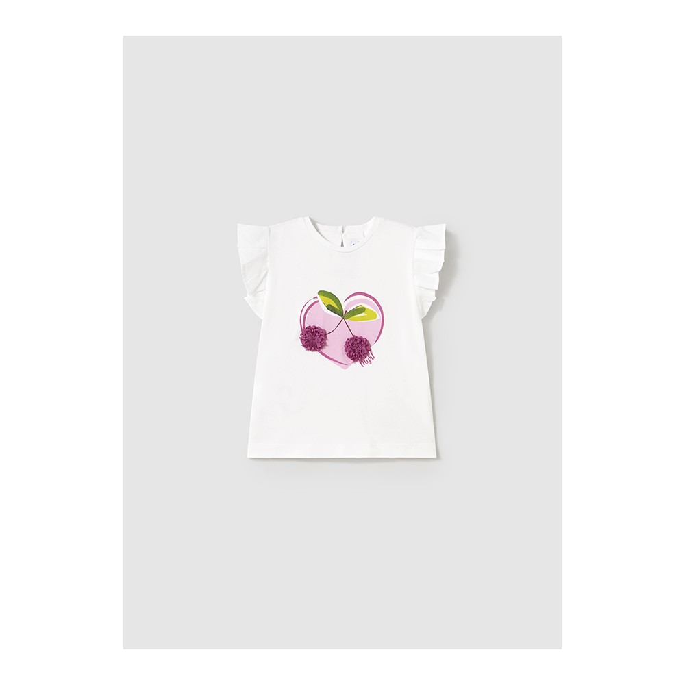 CAMISETA MANGA CORTA VESTIR BLANCO