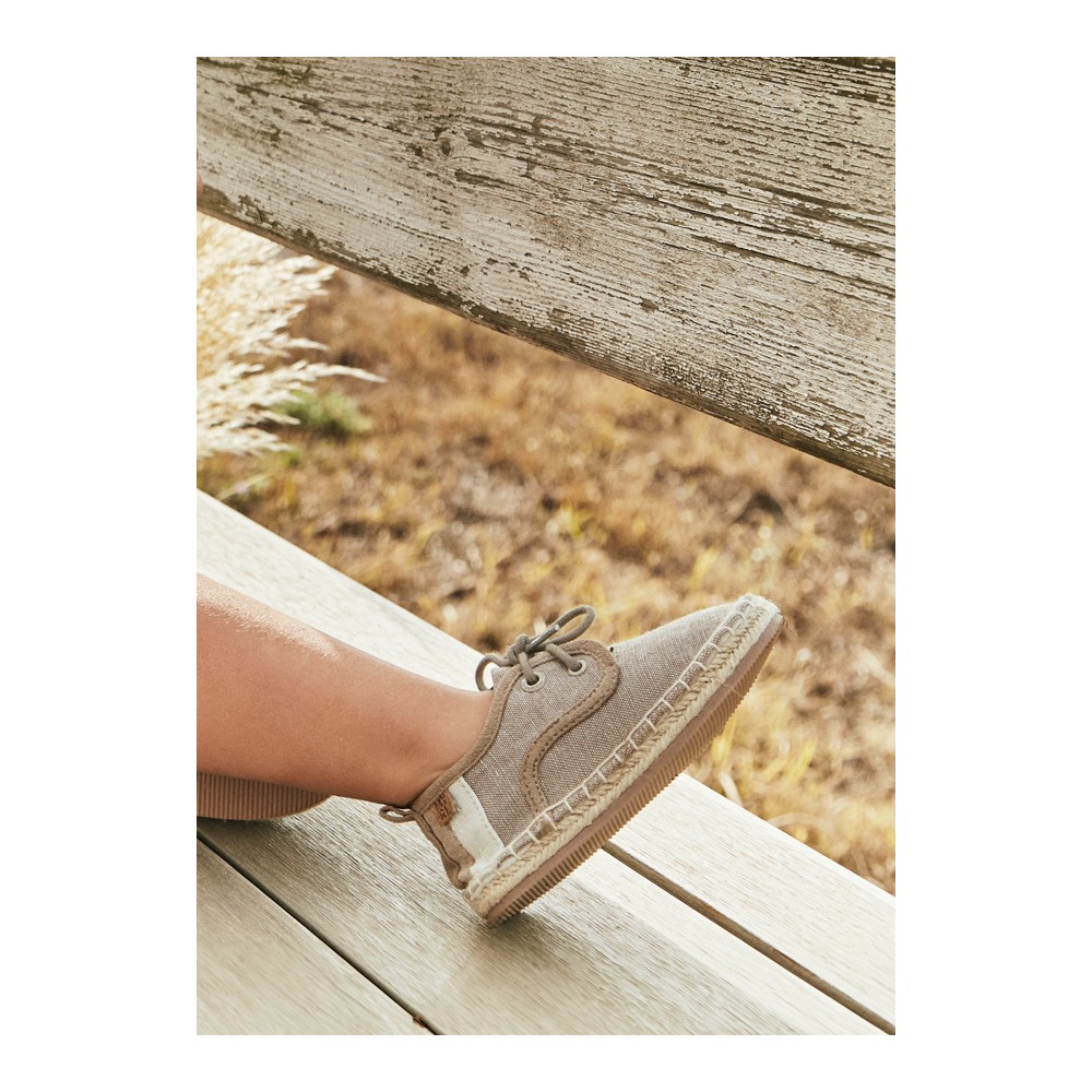 ALPARGATA CORONES YUTE TAUPE