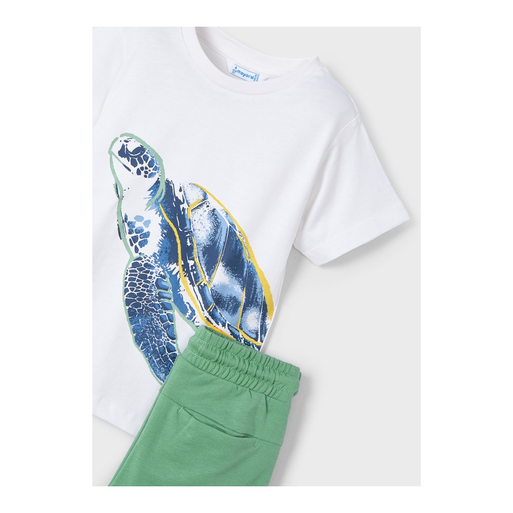 CONJUNTO PUNTO "BURTLE" BLANCO-DUNA