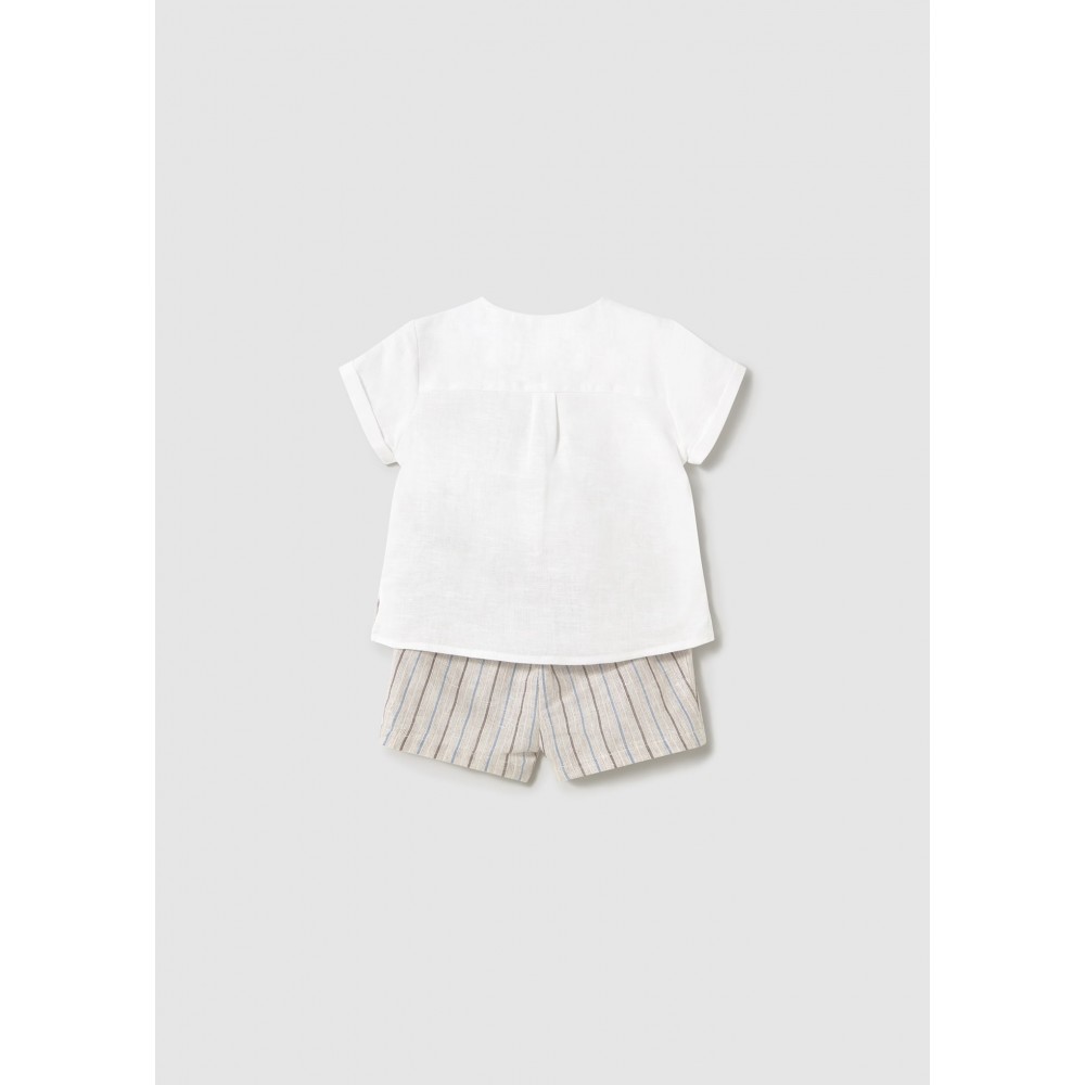 CONJUNTO PANTALON CORTO LINO-RIVIERA