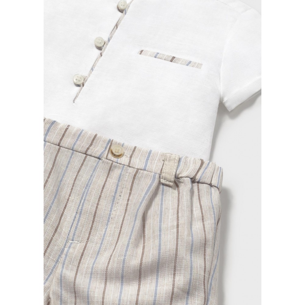 CONJUNTO PANTALON CORTO LINO-RIVIERA