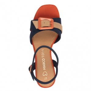 SANDALIA PALA HEBILLA NAVY