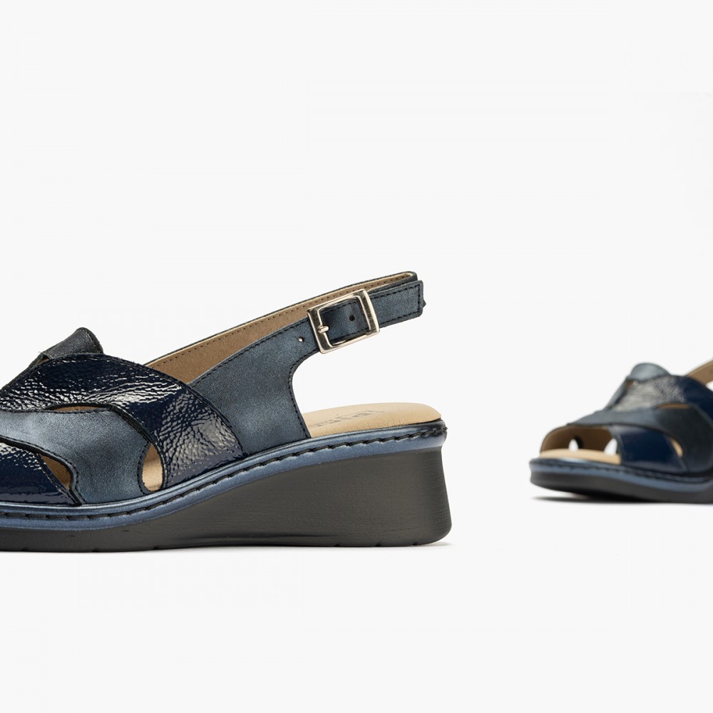 SANDALIA PIEZAS MARINO