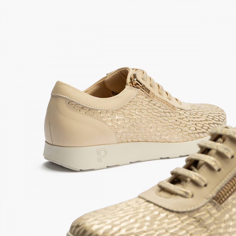 DEPORTIVO FANTASIA CON CREMALLERA ORO