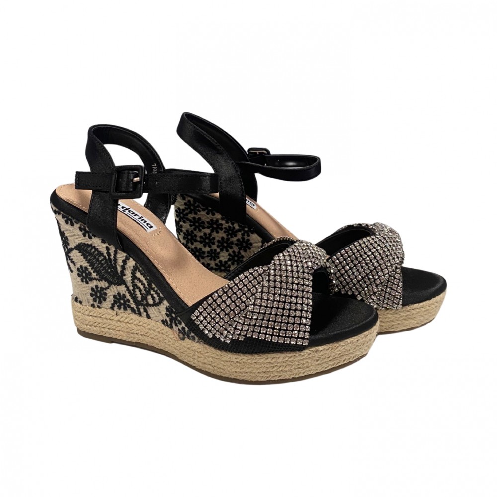 SANDALIA PLATAFORMA TAMARA NEGRO