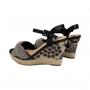 SANDALIA PLATAFORMA TAMARA NEGRO