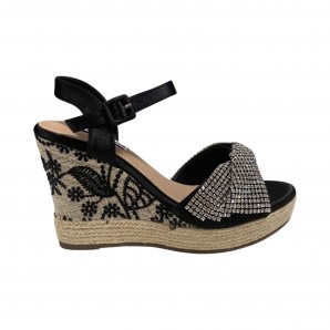 SANDALIA PLATAFORMA TAMARA NEGRO