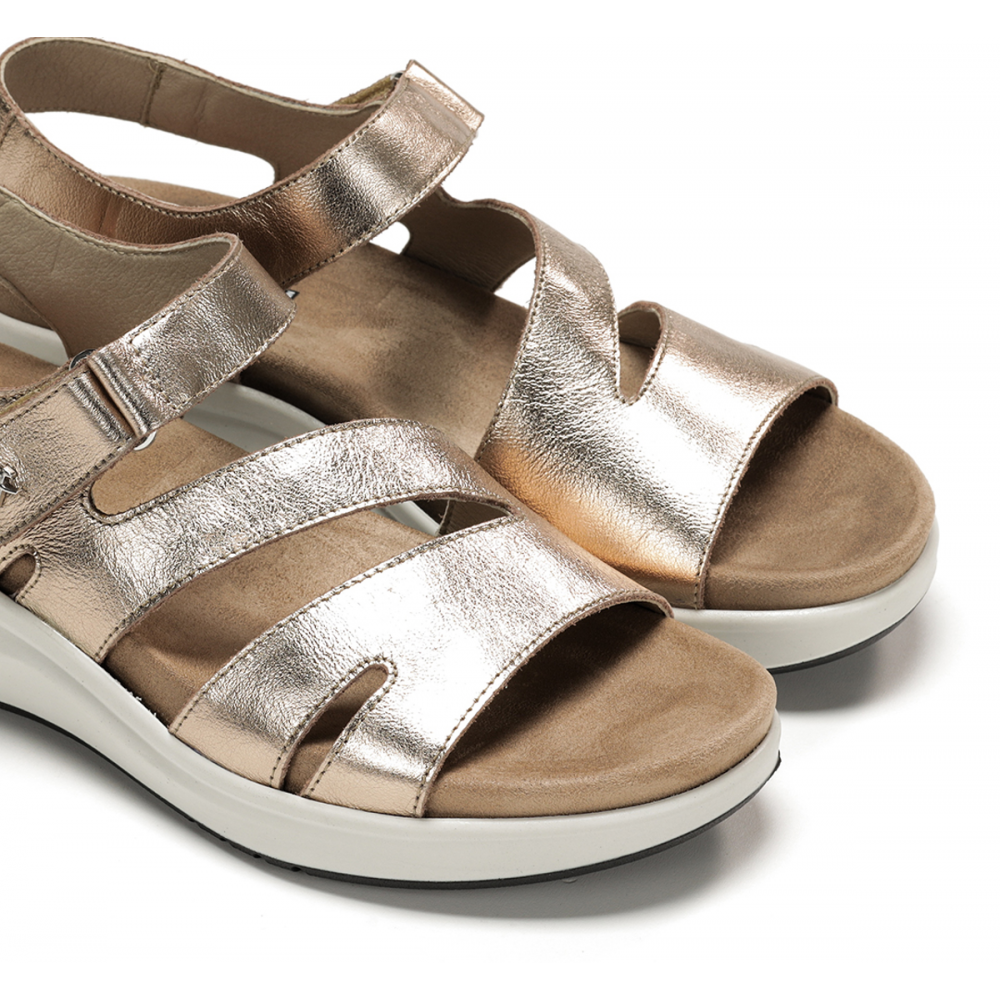 SANDALIA TIRA VELCRO LAMINADO CAVA