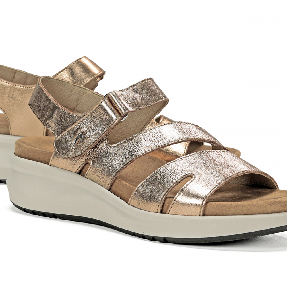 SANDALIA TIRA VELCRO LAMINADO CAVA