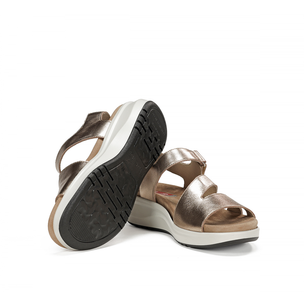 SANDALIA TIRA VELCRO LAMINADO CAVA