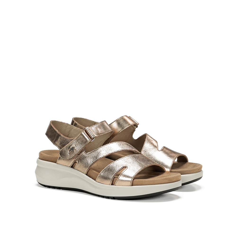 SANDALIA TIRA VELCRO LAMINADO CAVA