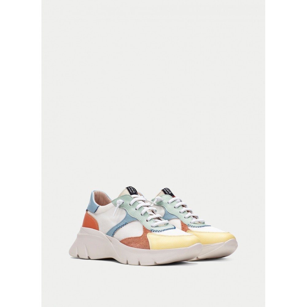 CASUAL SPORT BANANA/WHITE/CORAL/EUCALIPT