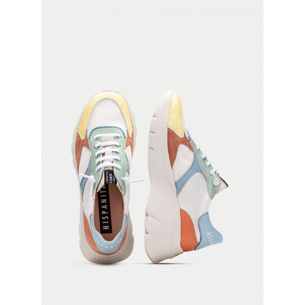 CASUAL SPORT BANANA/WHITE/CORAL/EUCALIPT