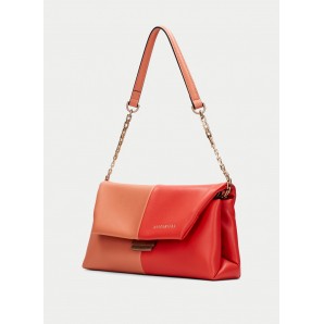 BOLSO BICOLOR CORAL ESCARLET