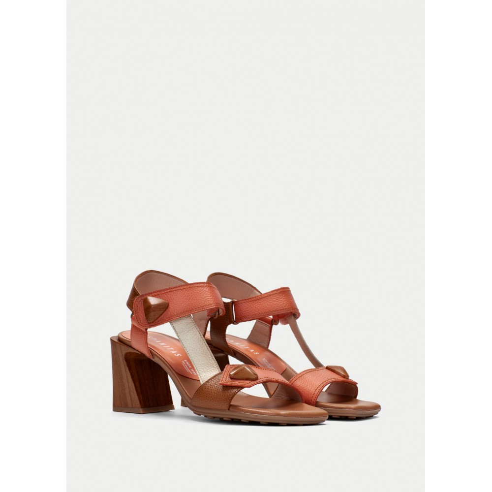 SANDALIA MIAMI CORAL-CUOIO