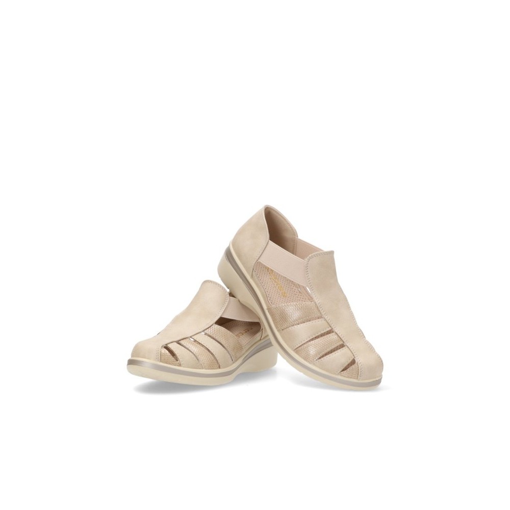 SANDALIA CERRADA ELASTICOS ARENA