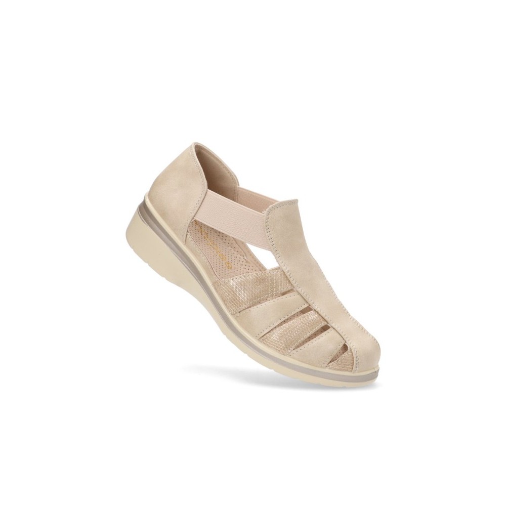 SANDALIA CERRADA ELASTICOS ARENA