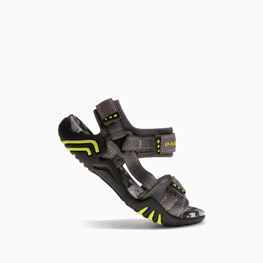 CALIFORNIA VELCROS GREY-NEON-YELLOW