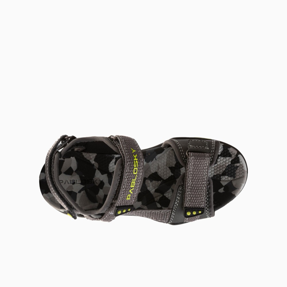 CALIFORNIA VELCROS GREY-NEON-YELLOW