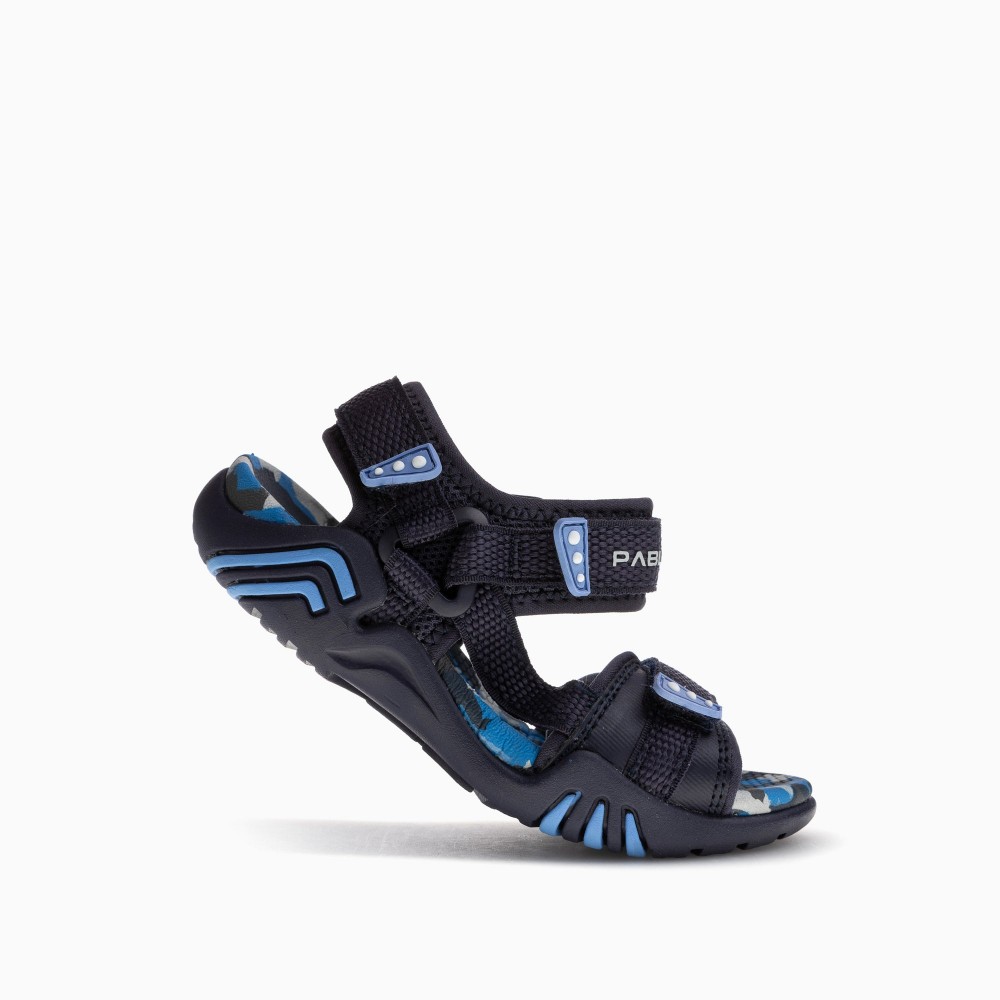 CALIDFORNA VELCROS NAVY-ROYAL