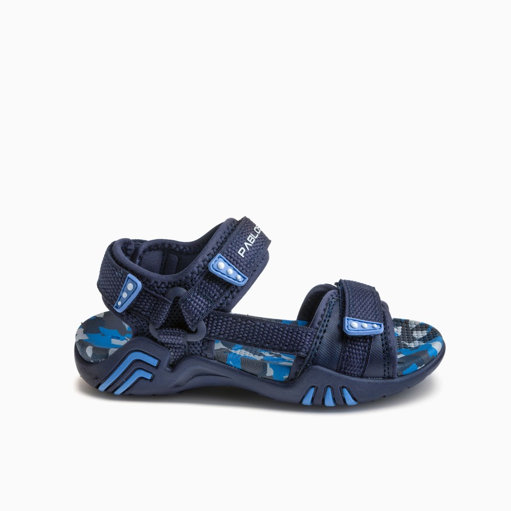 CALIDFORNA VELCROS NAVY-ROYAL