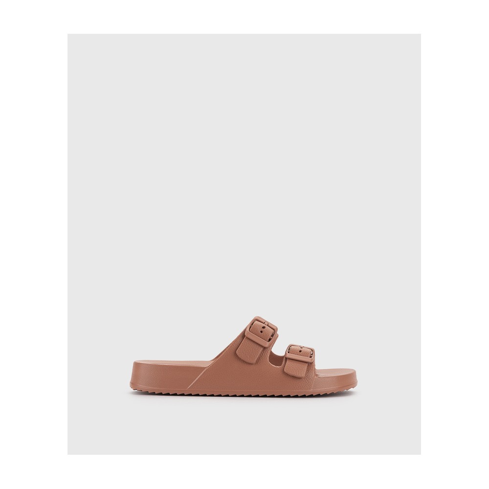 SANDALIA AGUA DOS HEBILLAS ROSA