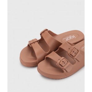 SANDALIA AGUA DOS HEBILLAS ROSA