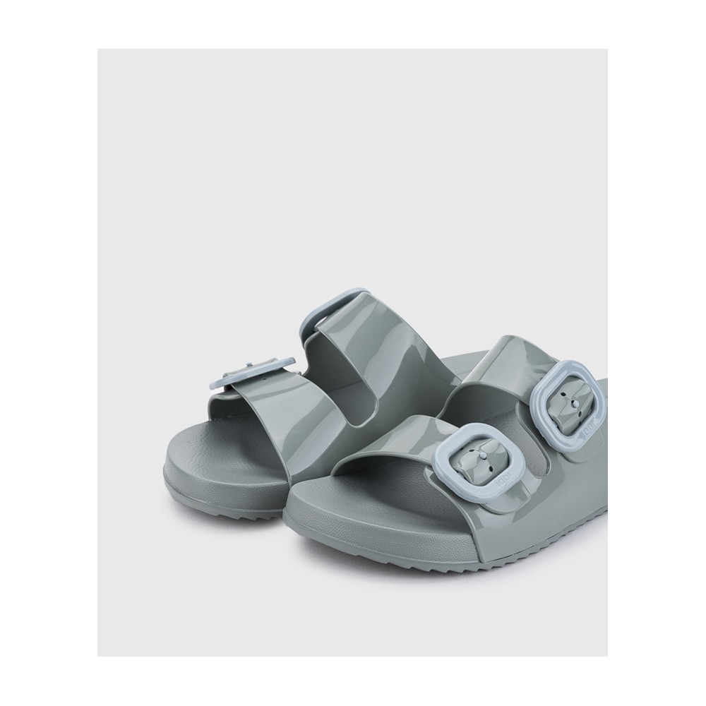 SANDALIA AGUA DOS HEBILLAS VERDE