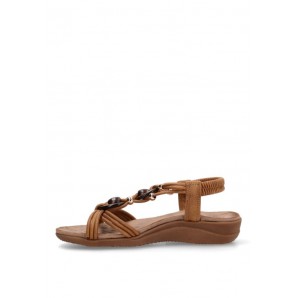SANDALIA CONORT TIRA CENTRAL CAMEL