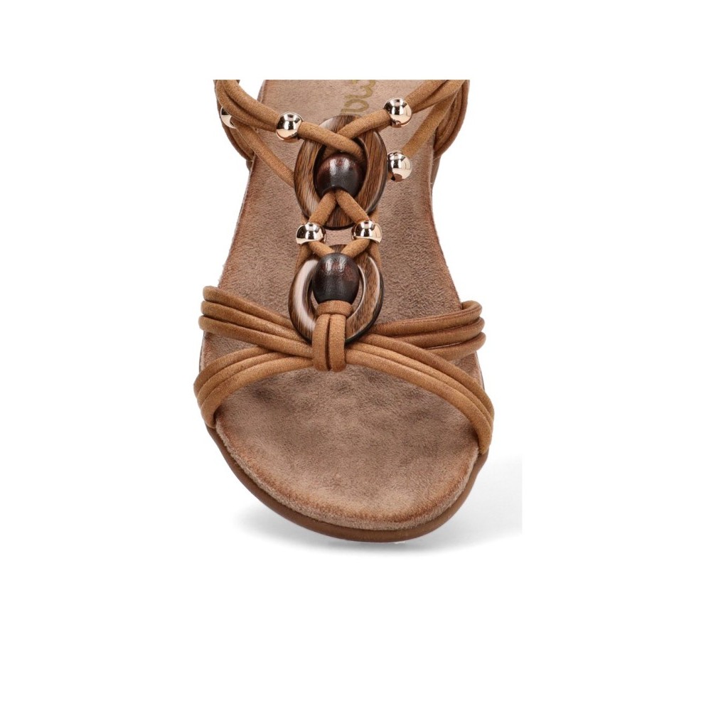 SANDALIA CONORT TIRA CENTRAL CAMEL