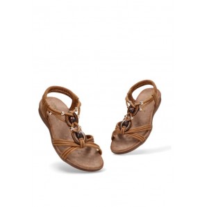 SANDALIA CONORT TIRA CENTRAL CAMEL