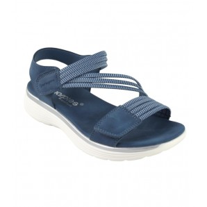 SANDALIA CONFORT TIRAS VELCRO JEANS