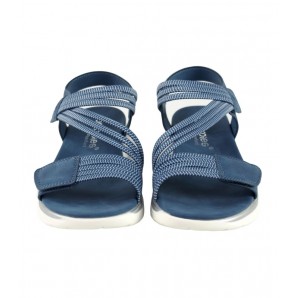 SANDALIA CONFORT TIRAS VELCRO JEANS