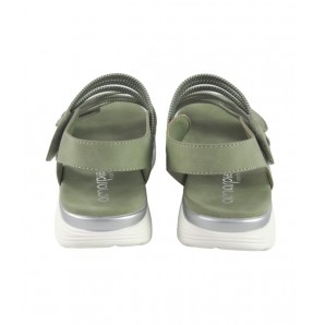 SANDALIA CONFORT TIRA VELCRO VERDE