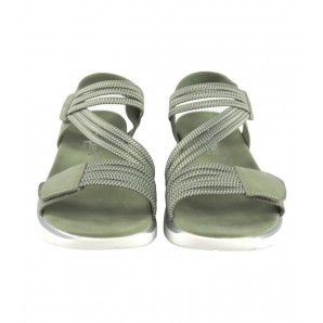 SANDALIA CONFORT TIRA VELCRO VERDE