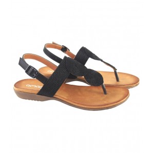 ESCLAVA HEBILLA TOBILLO NEGRO