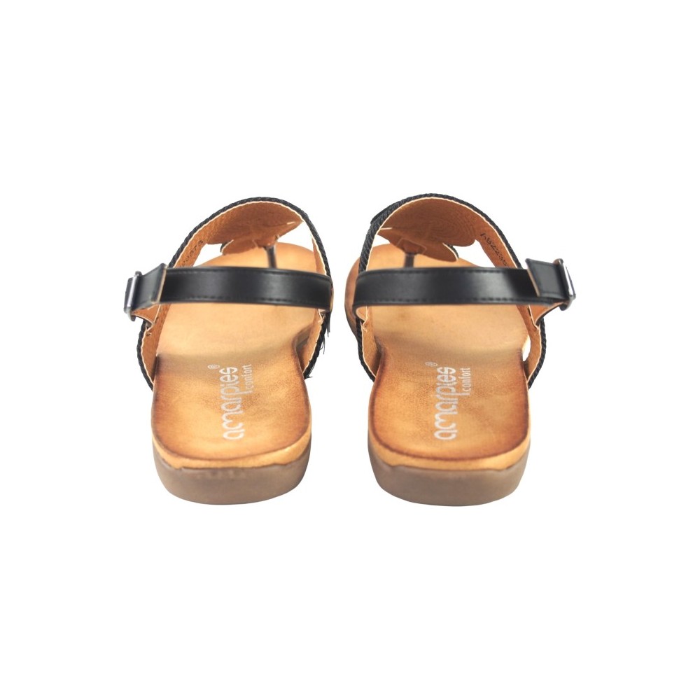 ESCLAVA HEBILLA TOBILLO NEGRO