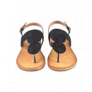 ESCLAVA HEBILLA TOBILLO NEGRO